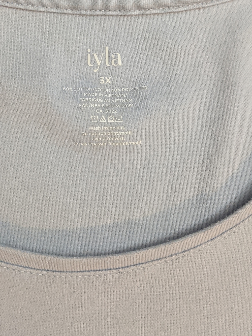 Cafe de Paris Graphic Tee in Light Blue - Picture 4 of 4